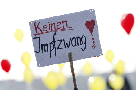 Coronademo in Düsseldorf