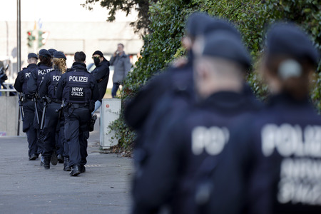 Coronademo in Düsseldorf