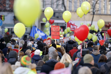 Coronademo in Düsseldorf