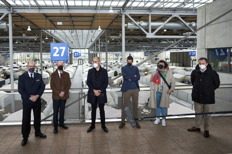 Zeltunterkünfte für ukrainische Flüchtlinge in Hannover