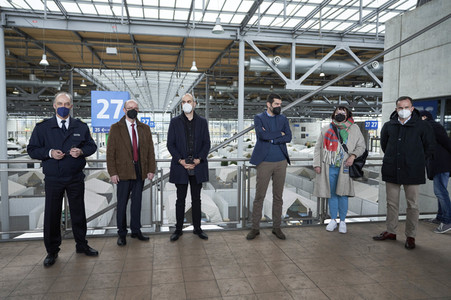 Zeltunterkünfte für ukrainische Flüchtlinge in Hannover