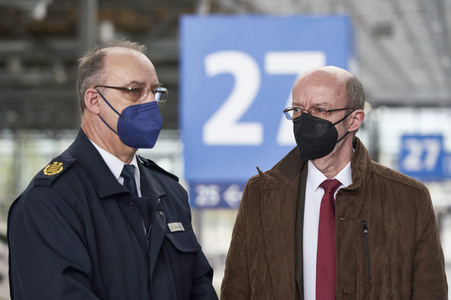 Zeltunterkünfte für ukrainische Flüchtlinge in Hannover