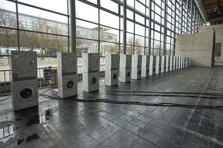 Zeltunterkünfte für ukrainische Flüchtlinge in Hannover