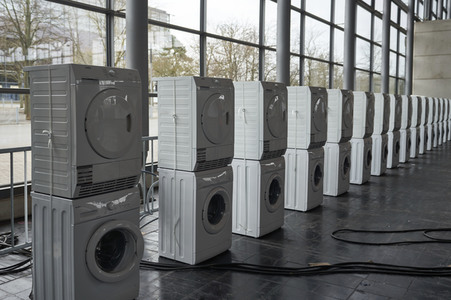 Zeltunterkünfte für ukrainische Flüchtlinge in Hannover