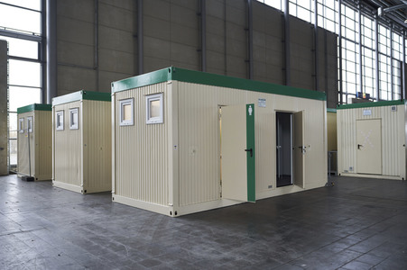 Zeltunterkünfte für ukrainische Flüchtlinge in Hannover