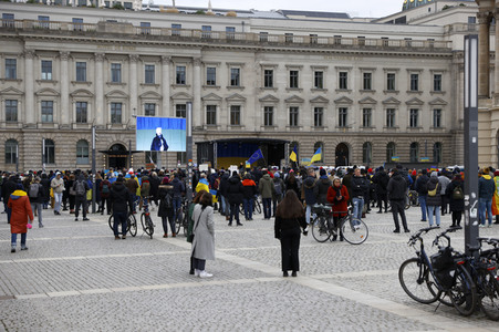 Stimmen zum Krieg in der Ukraine in Berlin