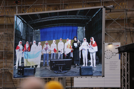 Stimmen zum Krieg in der Ukraine in Berlin