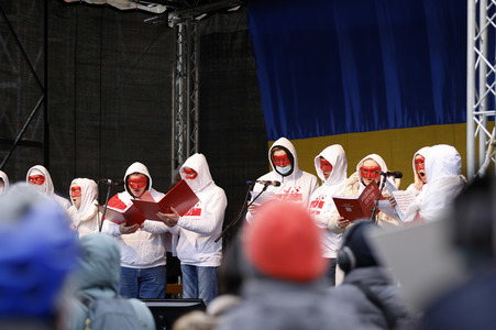 Stimmen zum Krieg in der Ukraine in Berlin