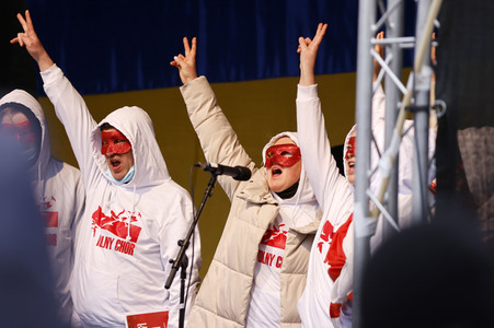 Stimmen zum Krieg in der Ukraine in Berlin