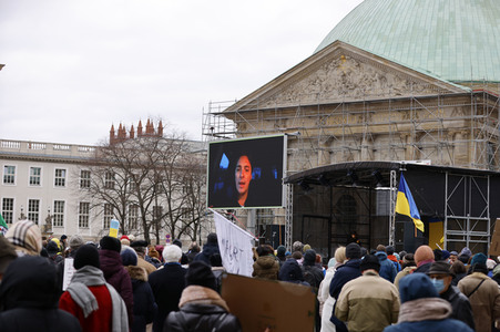 Stimmen zum Krieg in der Ukraine in Berlin