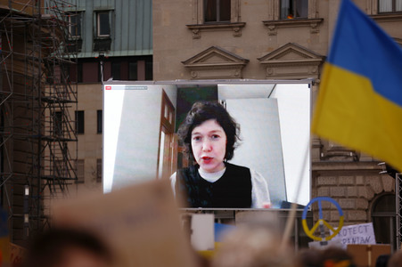 Stimmen zum Krieg in der Ukraine in Berlin