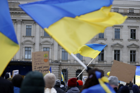 Stimmen zum Krieg in der Ukraine in Berlin