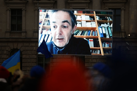 Stimmen zum Krieg in der Ukraine in Berlin