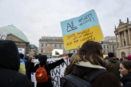 Stimmen zum Krieg in der Ukraine in Berlin