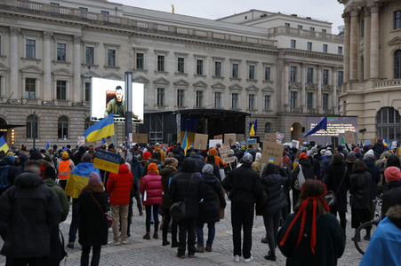Stimmen zum Krieg in der Ukraine in Berlin