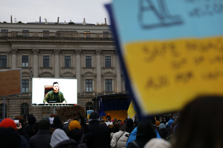 Stimmen zum Krieg in der Ukraine in Berlin