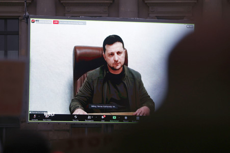 Stimmen zum Krieg in der Ukraine in Berlin