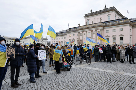 Stimmen zum Krieg in der Ukraine in Berlin