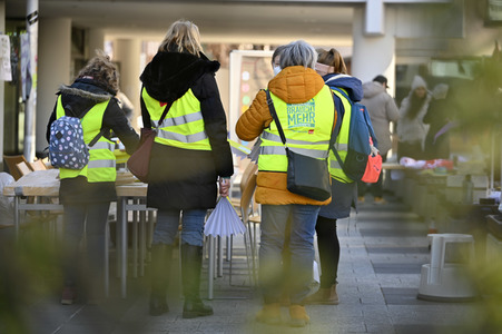 Kita Warnstreik am Weltfrauentag in Nürnberg