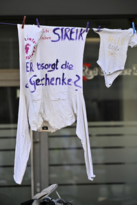 Kita Warnstreik am Weltfrauentag in Nürnberg