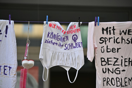 Kita Warnstreik am Weltfrauentag in Nürnberg