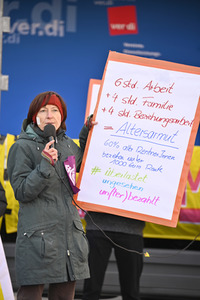 Kita Warnstreik am Weltfrauentag in Nürnberg