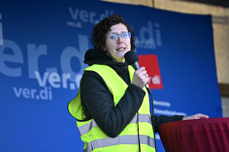 Kita Warnstreik am Weltfrauentag in Nürnberg