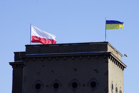 Menschenkette gegen Ukraine-Krieg in Görlitz