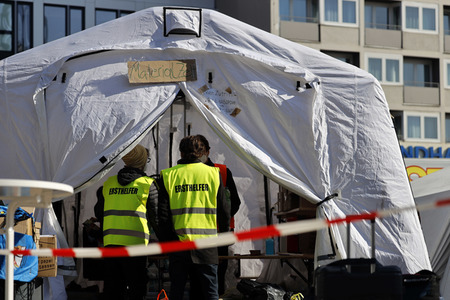 Erstanlaufstelle für Flüchtlinge in Köln