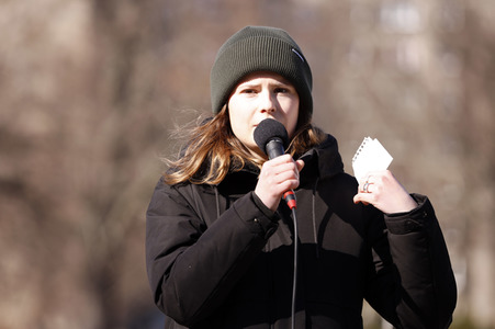 Demonstration gegen den Krieg in der Ukraine und für Klimagerechtigkeit in Berlin