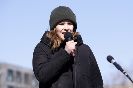 Demonstration gegen den Krieg in der Ukraine und für Klimagerechtigkeit in Berlin