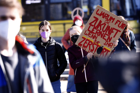 Demonstration gegen den Krieg in der Ukraine und für Klimagerechtigkeit in Berlin