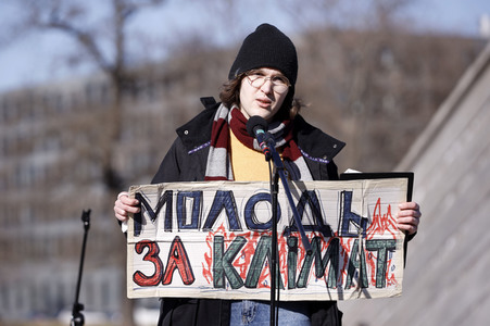 Demonstration gegen den Krieg in der Ukraine und für Klimagerechtigkeit in Berlin