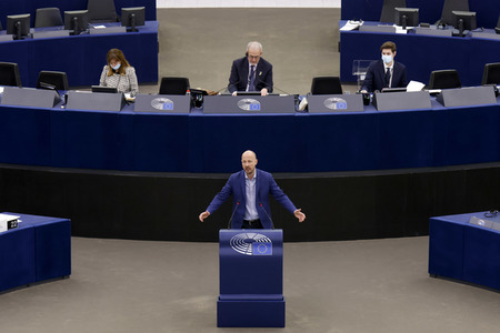 Plenartagung im EU-Parlament in Straßburg