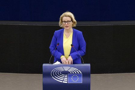 Plenartagung im EU-Parlament in Straßburg