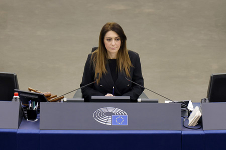 Plenartagung im EU-Parlament in Straßburg