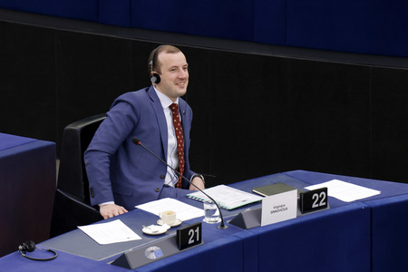 Plenartagung im EU-Parlament in Straßburg
