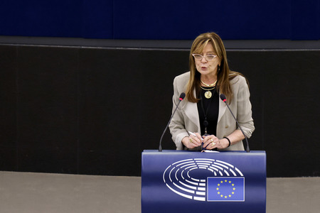 Plenartagung im EU-Parlament in Straßburg