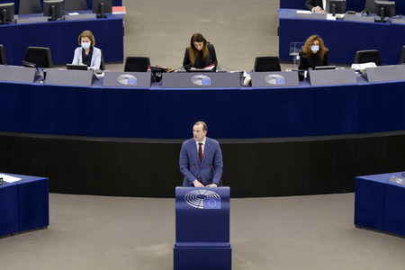 Plenartagung im EU-Parlament in Straßburg