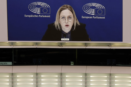 Plenartagung im EU-Parlament in Straßburg