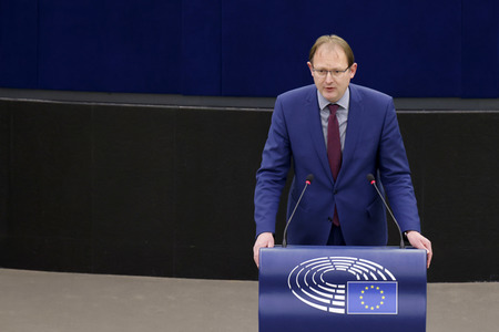 Plenartagung im EU-Parlament in Straßburg