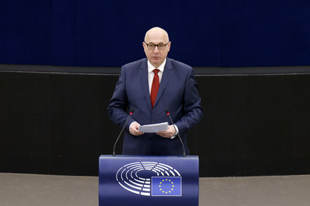 Plenartagung im EU-Parlament in Straßburg