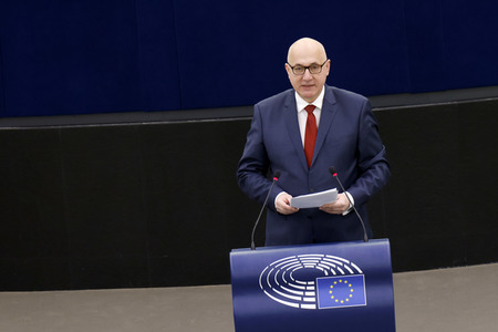 Plenartagung im EU-Parlament in Straßburg