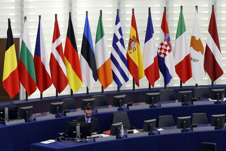 Plenartagung im EU-Parlament in Straßburg
