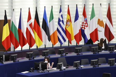 Plenartagung im EU-Parlament in Straßburg
