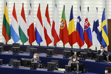 Plenartagung im EU-Parlament in Straßburg