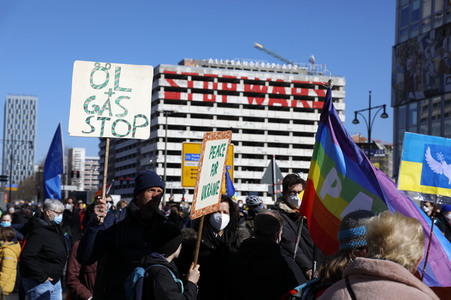 Großdemonstration gegen den Krieg in der Ukraine in Berlin
