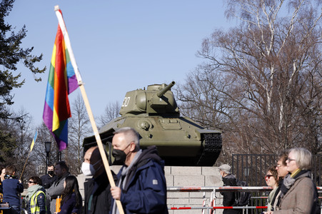 Großdemonstration gegen den Krieg in der Ukraine in Berlin