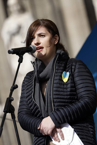 Demo gegen den Krieg in der Ukraine in Köln