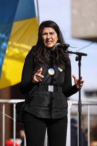 Demo gegen den Krieg in der Ukraine in Köln